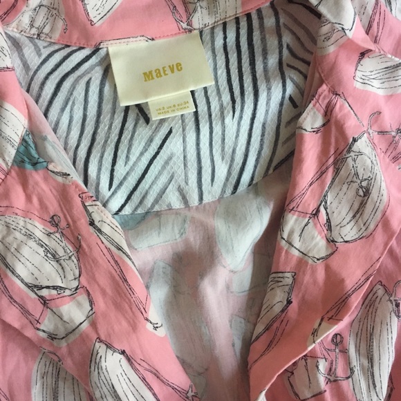 Anthropologie Sailboat Romper Size 2 Maeve - Picture 4 of 5